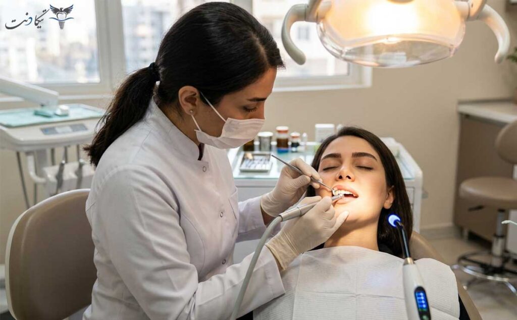 کامپوزیت برای دندان های نامرتب