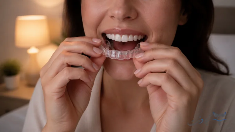 استفاده از نایت گارد برای افزایش طول عمر لمینت دندان